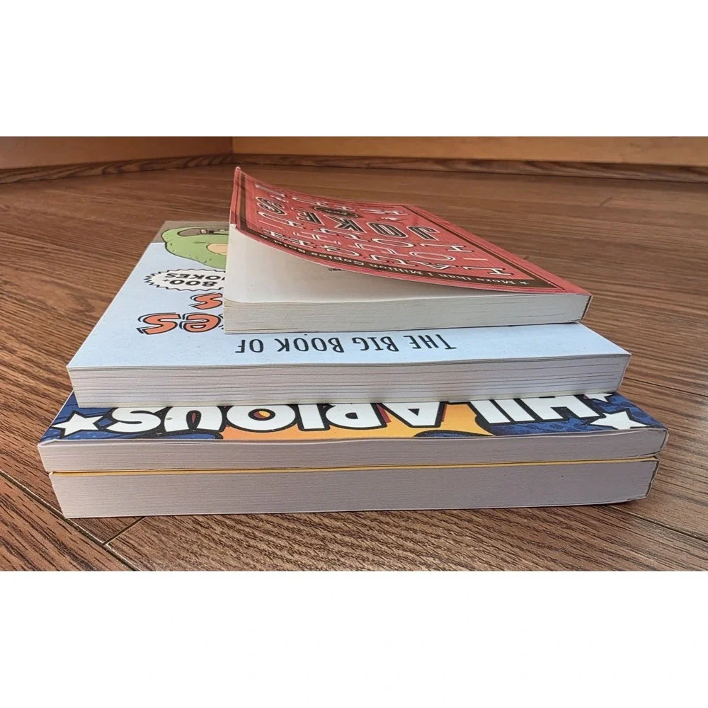 Silly Jokes for Kids, Dad‎ Jokes, LOL Jokes... Lot of 4 books paperback
